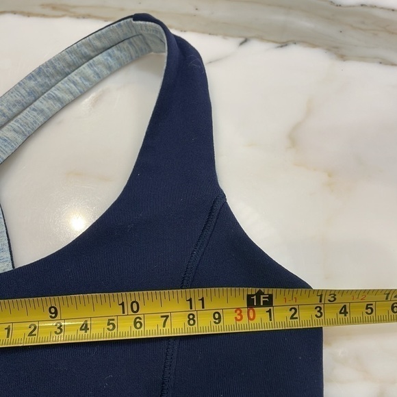 Lululemon Ivivva Navy & Light Blue Reversible Strappy Sports Bra—Great Condition - Picture 7 of 7